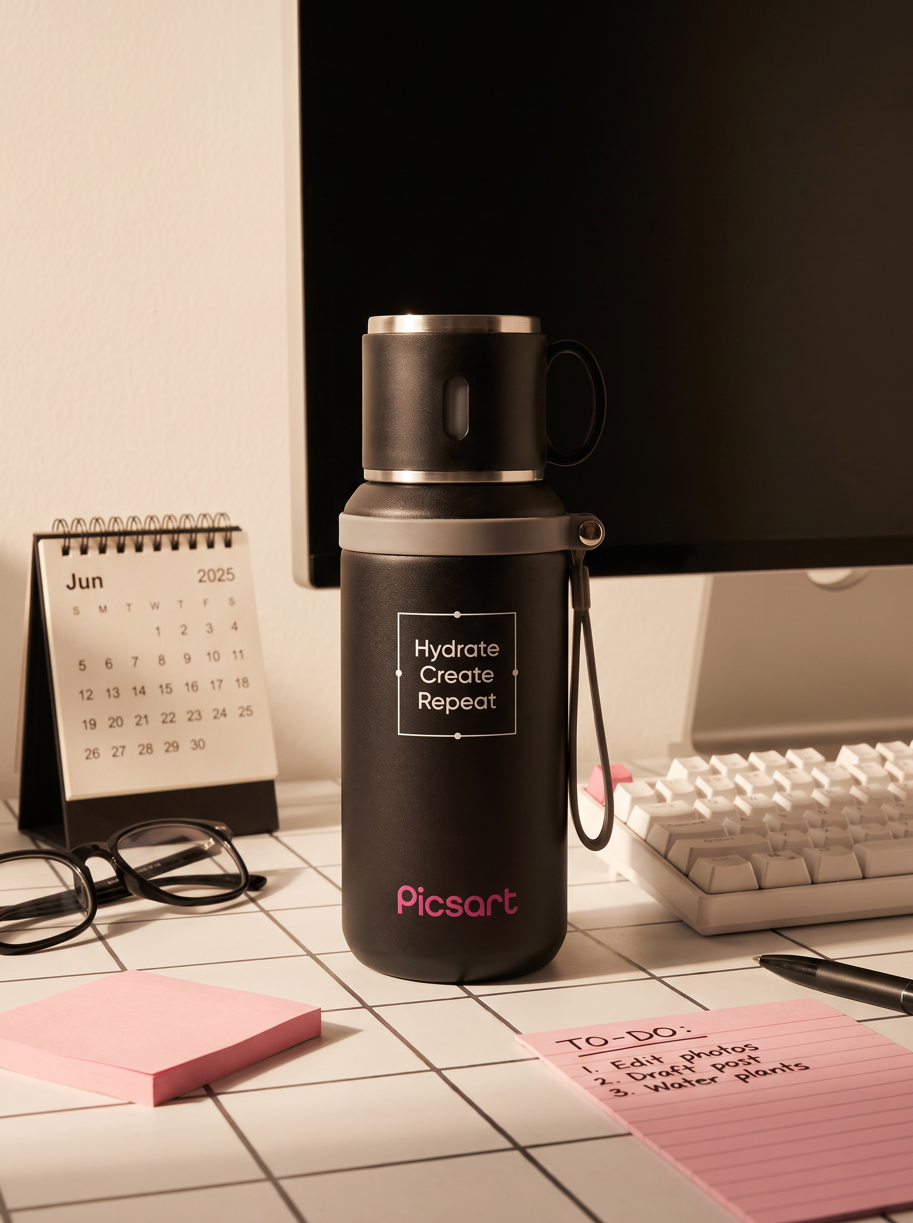 Picsart Water Bottle