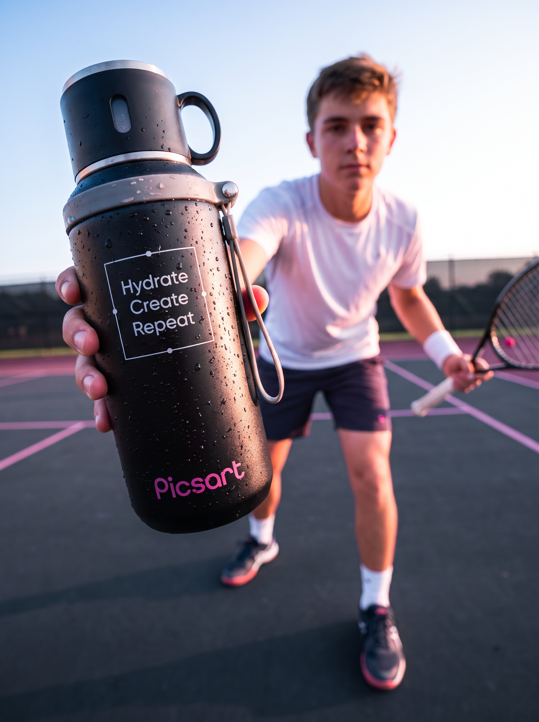 Picsart Water Bottle